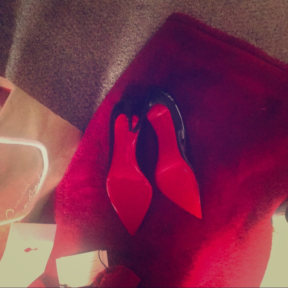 Louboutin Kate 100 Patent BK01 Black